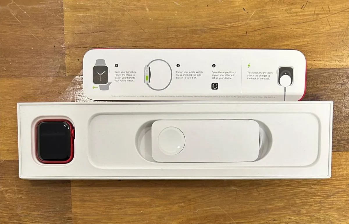 Apple Watch 40mm Serie 6 Rojo, Bluetooth, Red Móvil como nuevo - Image 5