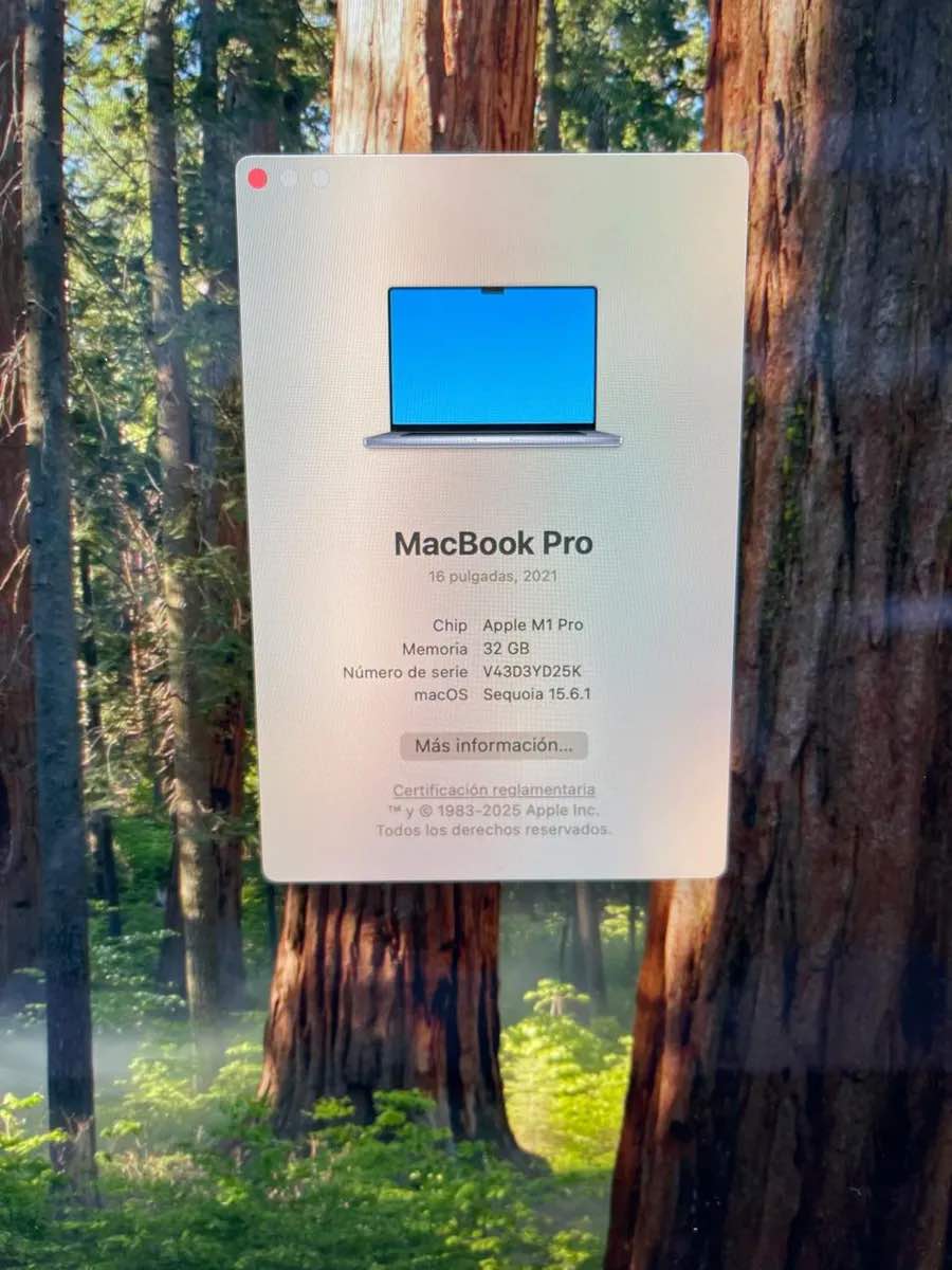 Macbook Pro M1 Pro 2021 16 Pulgadas 32ram Ssd 512 16 Nucleos Gris Espaciel - Image 3
