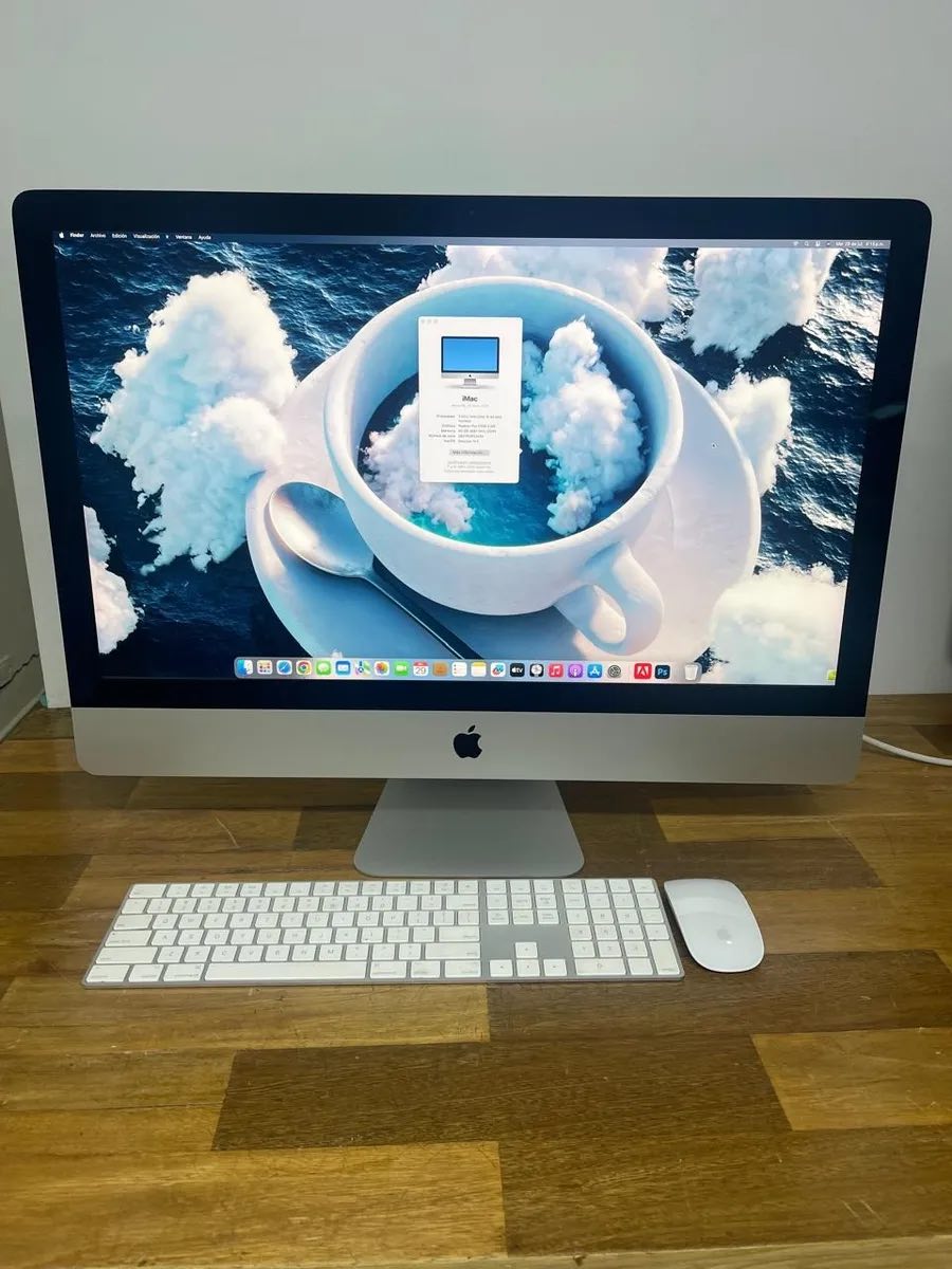 Apple Imac 27 5K 2019 Core I5 40 Ram disco 1 tera Fusion 4 Video Plateado - Image 3