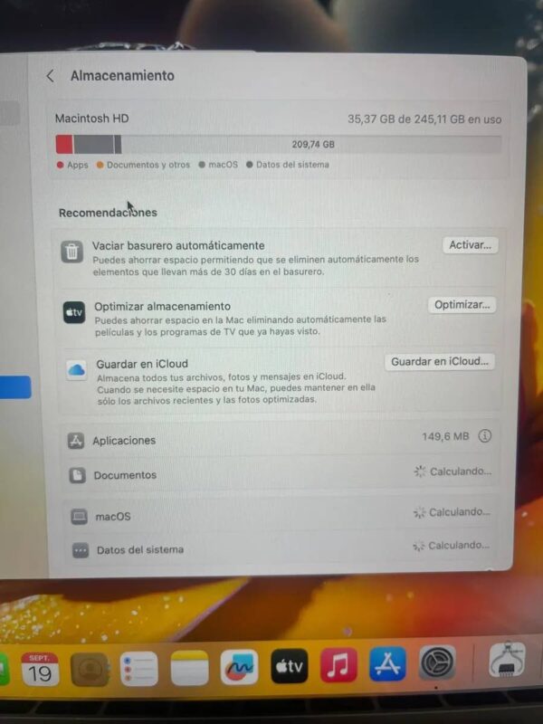 Macbook Air M1 2020 13 Rosado 8gb De Ram 256gb Ssd Apple - Image 8