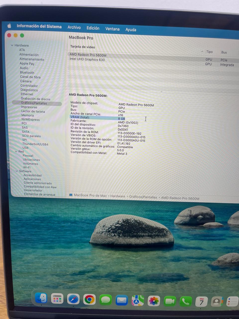 Alto rendimiento MacbookPro SSD 4TB 64GB Ram 2019 16-INCH video 8GB - Image 3