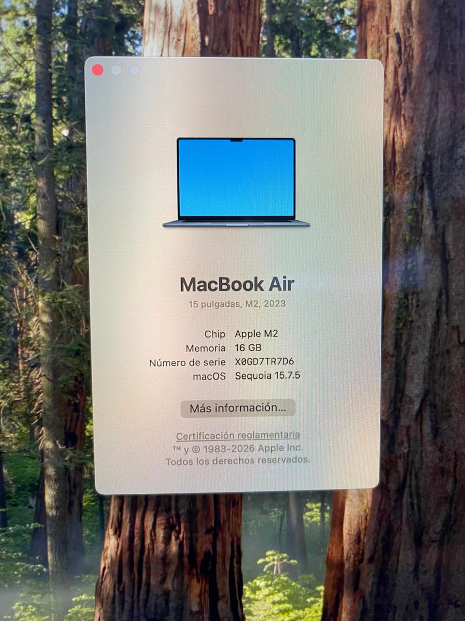 Macbook Air 15 2023, Apple M2, 16 Gb De Ram, 512 Gb, Ssd Exelente como nuevo - Image 2