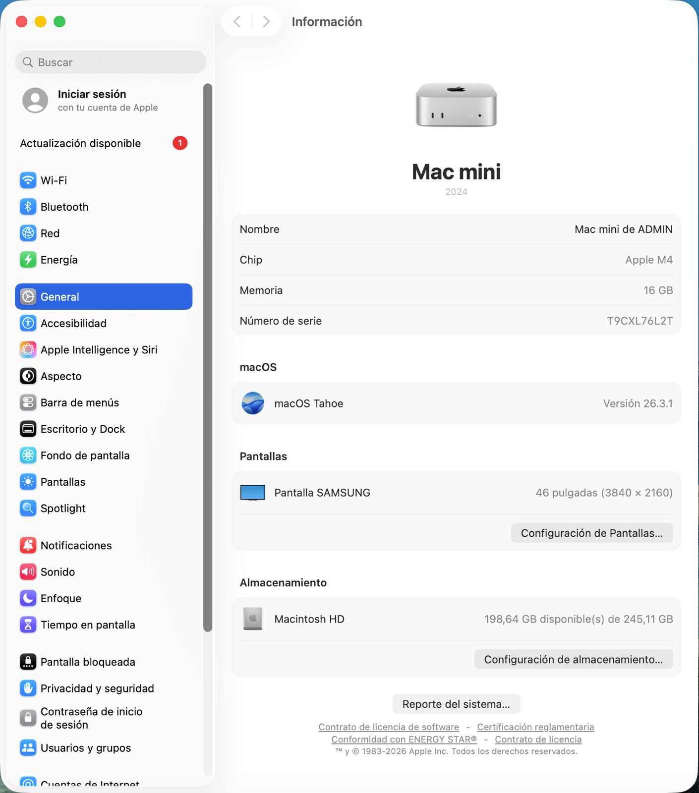 Espectacular Mac Mini M4 2024, 16gb, 256ssd (Usado) - Image 7