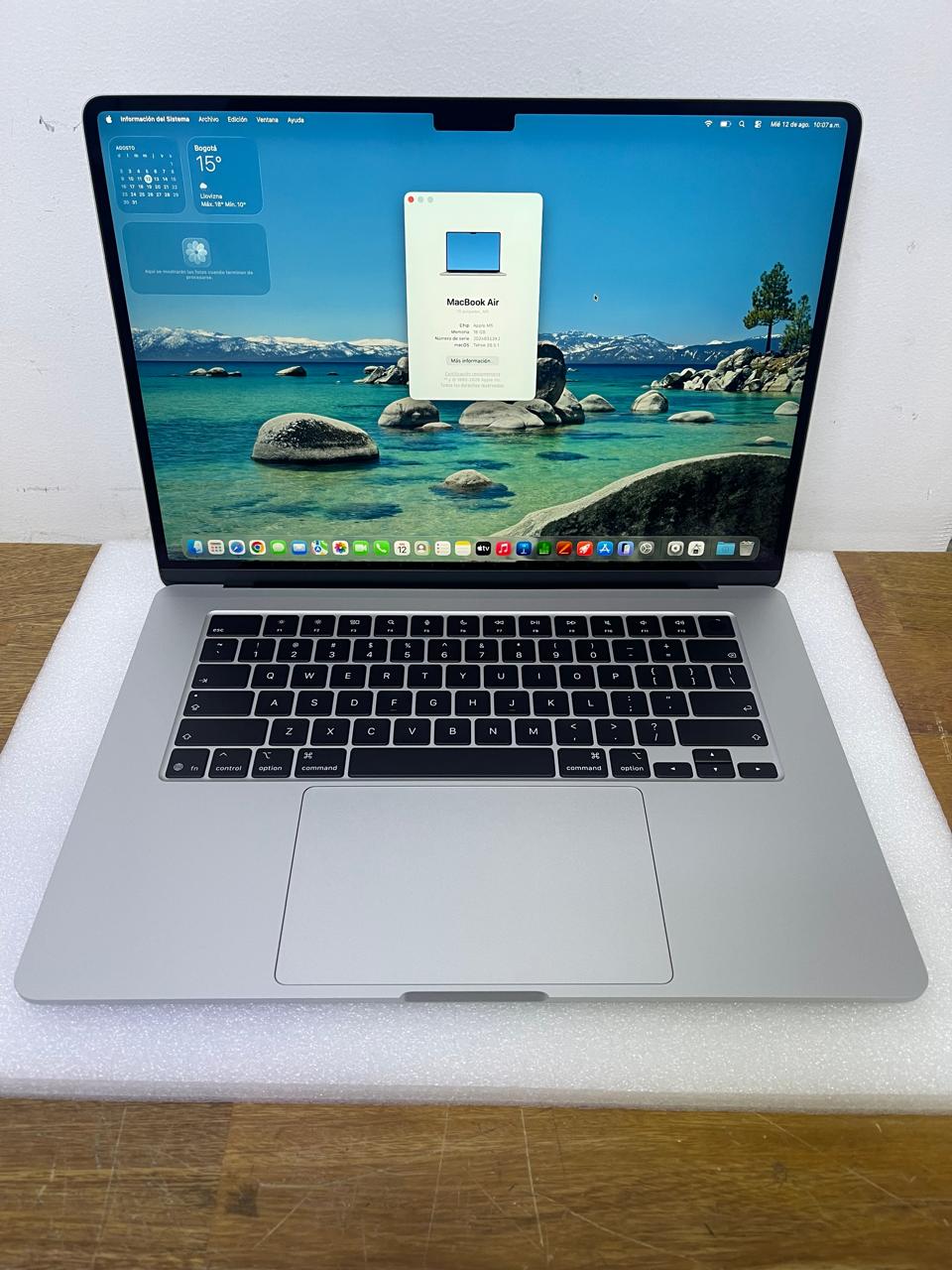 Apple Macbook Air M5 16 Ram Ssd 512 Nuevo Caja Abierta garantia Apple 10/08/2027