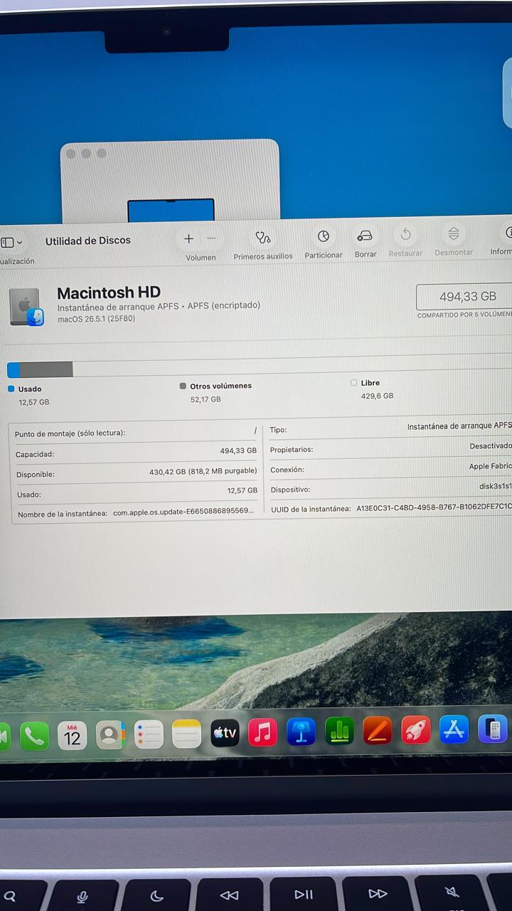 Apple Macbook Air M5 16 Ram Ssd 512 Nuevo Caja Abierta garantia Apple 10/08/2027 - Image 5