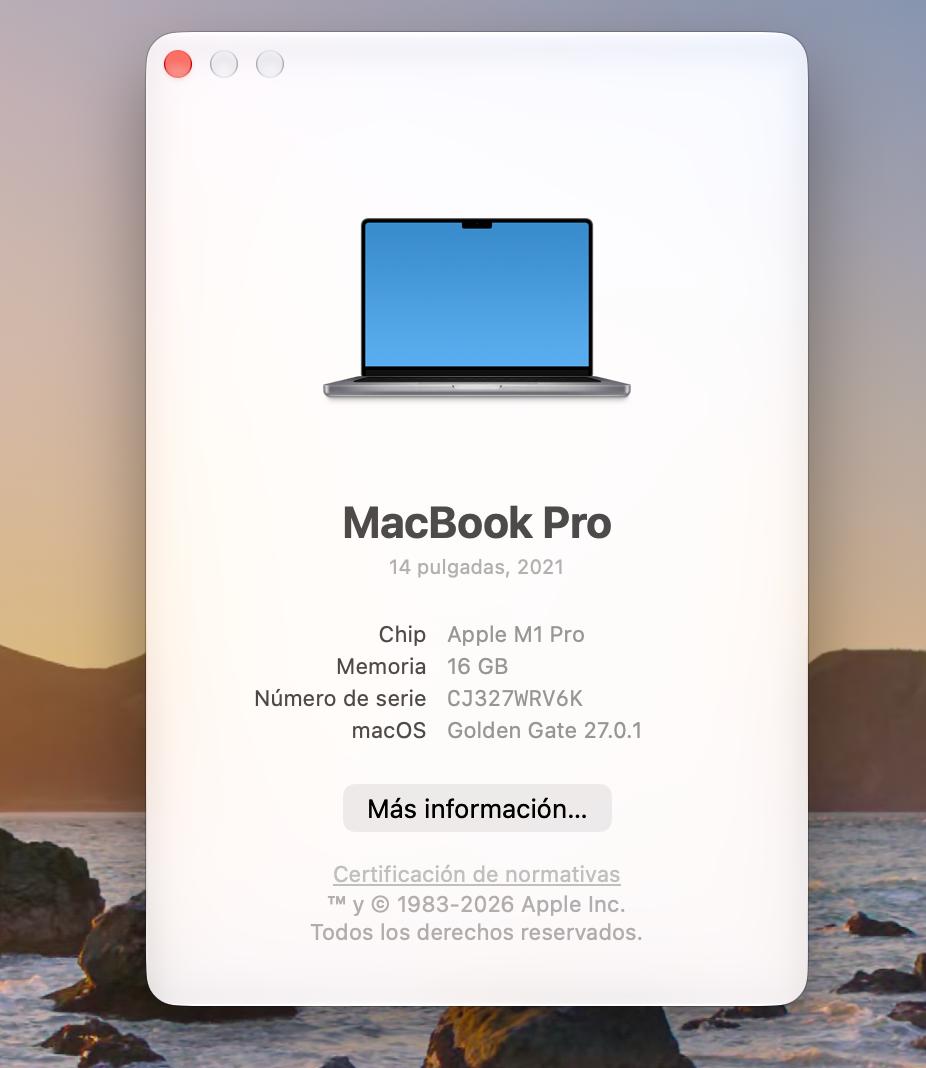 MacBook Pro 14" Apple Chip M1 Pro 16GB 512SSD - Image 6